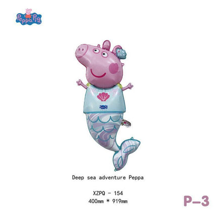 Peppa Pig Air-filled Foil Balloon Kids Birthday Theme Party Decoration AU - Aimall
