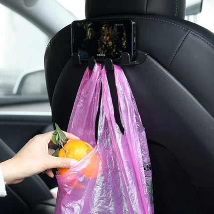 2pcs Car Seat Back Hooks for Tesla Model 3 Y Front Seat Organizer Hanger Holder