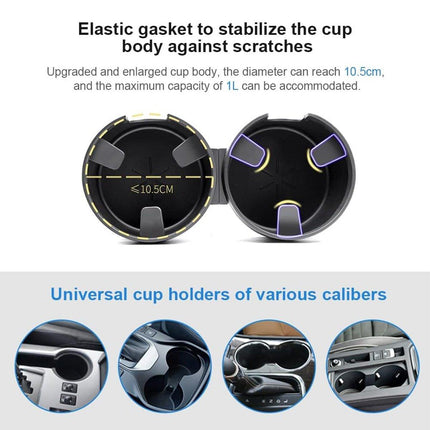 2pcs Car Cup Holder Organiser Dual 2-in-1 Adjustable Drink Holder for Vehicles