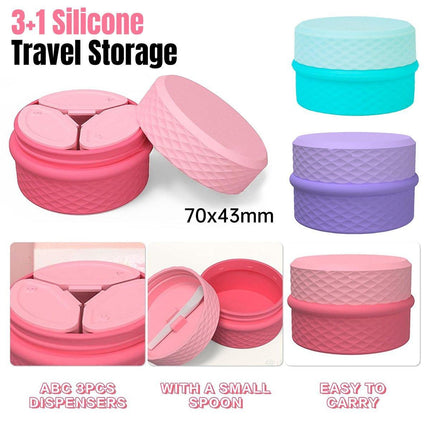 Silicone Jewelry Storage Box Portable Travel Packaging Outdoor Organizer