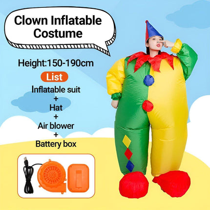 Halloween Inflatable Show Costumes Fun Fancy Dress Party Outfits for Unisex