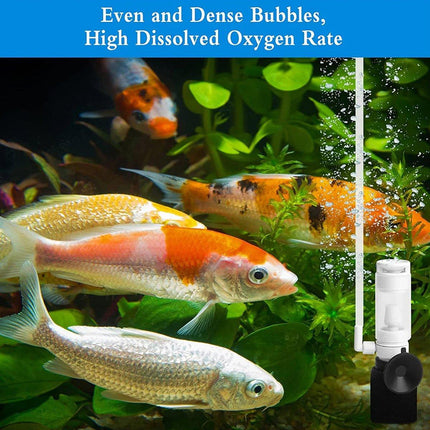 Compact Mini Aquarium Filter 3 in 1 Water Filter Aerator for Fish Tanks Quiet