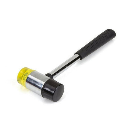 25Mm Rubber Mallet Soft Face Hammer Double Side Grip Handle Shaft Diy No Harm Au - Aimall