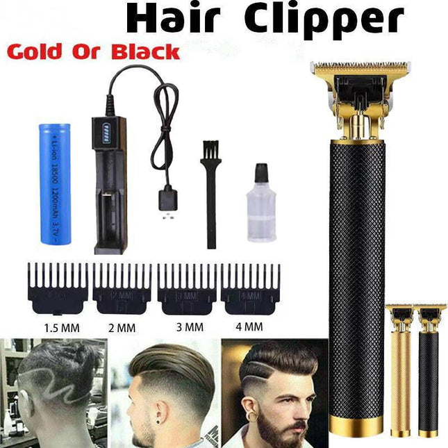 NEW Men Portable Electric Hair Trimmer Clippers Beard Shaver Cutting Cordless AU - Aimall