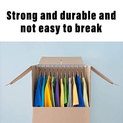 CloPaper Hanging Clothes Boxes Moving Cartons Clothing Shipping Storage Box
