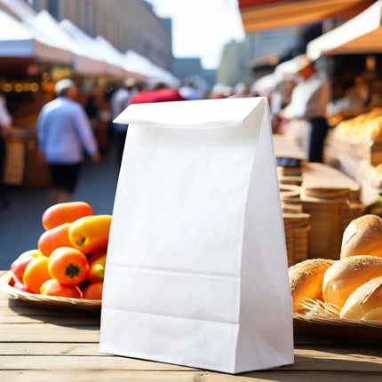 500pcs Kraft Paper Bags Small Food Storage Bags for Packaging