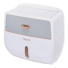 Wall-Mounted Toilet Tissue Paper Roll Holder Storage Box No punching Waterproof