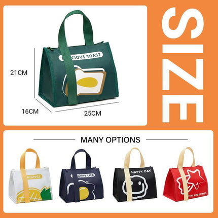 Portable Insulated Thermal Cooler Lunch Box Carry Tote Picnic Case Storage Bag - Aimall