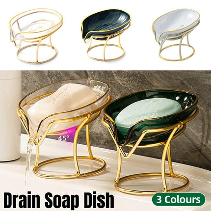 Soap Box Punch-free Bathroom Soap Tray Drain Storage Rack Household Soap Holder
