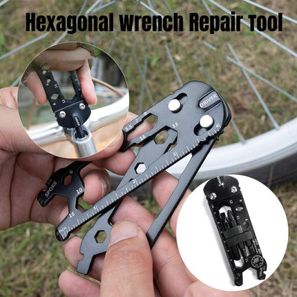 Multifunctional Hexagonal Spanner Portable Bicycle Repair Tool Kit Hand Tool Set
