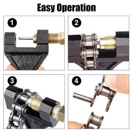 420 428 520 525 530 Chain Breaker Splitter Cutter Removal Repair Motorcycle Bike - Aimall