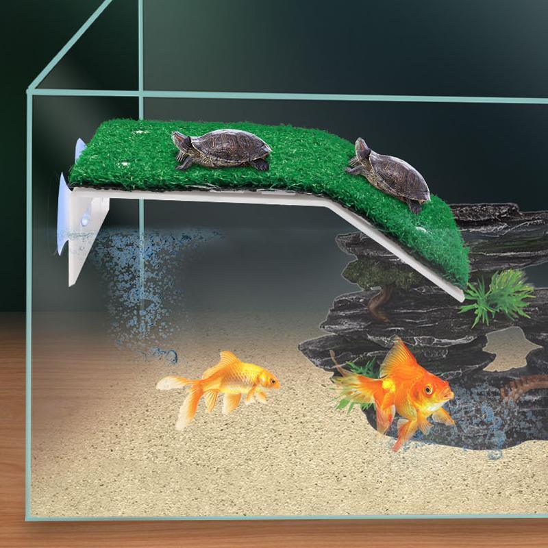 Turtle Basking Platform Ramp Reptile Tank Ladder Resting Terrace ...