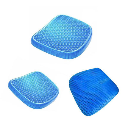 Gel Honeycomb Seat Comfort Cushion Flex Back Support Spine Protector Pain Relief - Aimall