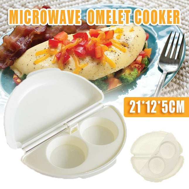 Microwave Egg Omelette Omelett Omelet Pan Maker Microwavable Cooker - Aimall