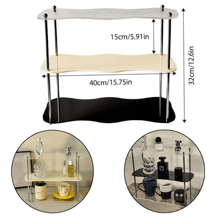Removable Acrylic Display Stand Desktop Storage Organizer Holder Perfume Rack