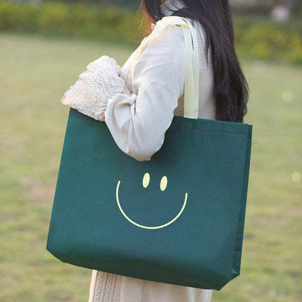 25PCS Fashionable Non-Woven Fabric Tote Eco Friendly Bag Reusable Shopping Bag