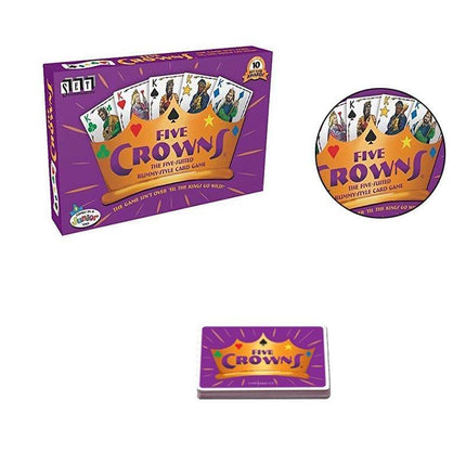Five Crowns Card Game 5 Suites Classic Original Family Party Rummy Style Play - Aimall