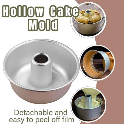 8 Inch Hollow Cake Mould Baking Tool Nonstick Round Mould for Baking Pastry