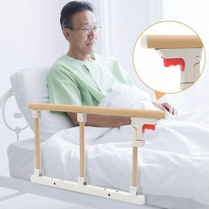 Folding Bedside Support Rail Anti-Fall Assist Handle Adjustable Barrier