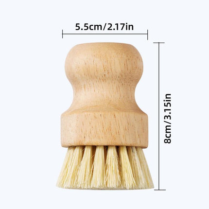 3pcs Dishwashing Brush Set Short Handle Pot Brush for Kitchen Cleaning Scrubbing