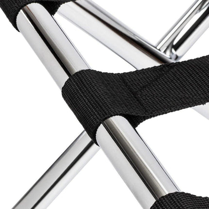 Stainless Steel Foldable Luggage Rack Hotel Room Portable Shelf Suitcase Holder