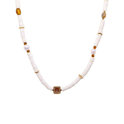 Pepe Wheel Pearl Necklace And Bracelet Set Elegant Jewelry For Women Fashion