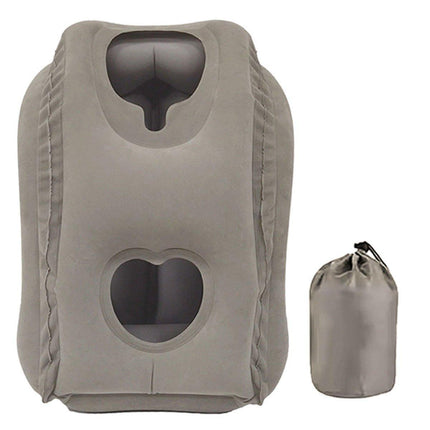 Inflatable Air Cushion Travel Pillow for Airplane Office Nap Rest Neck Head Chin