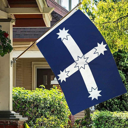 Large Eureka Stockade Flag Southern Cross Australian Aussie Heavy Duty 90 x 150 - Aimall