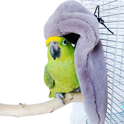 Cozy Bird Blanket Shawl Parrot Snuggle Cabin Plush Hanging Cotton Nest Bedding