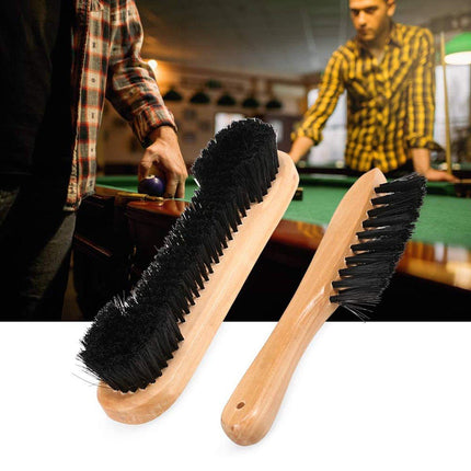 2PCS Brush Rail Brush Set Billiard Table Cleaning Kit Pool Table Corner Brush