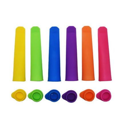 8PCS Silicone Ice Block Moulds/Ice Cream Molds/Icy Pole Jelly Pop Popsicle Maker - Aimall