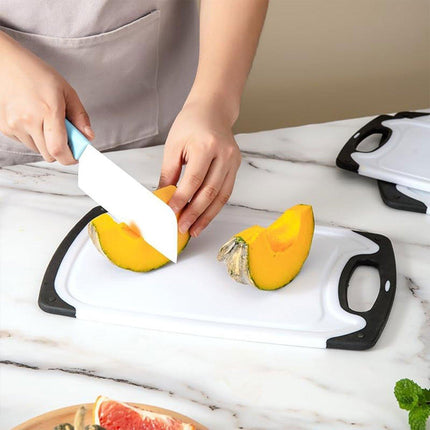 3pcs Wheat Straw Plastic Cutting Board Set Chopping Board Kitchen