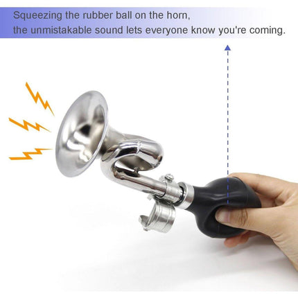 Bicycle Air Horn Loud Squeeze Bulb Trumpet for Cycling and Outdoor Use