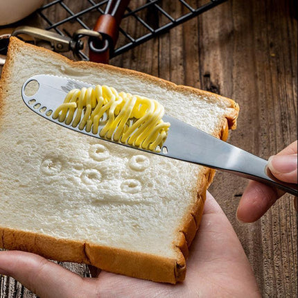Sandwich Spreader Butter Knife Scraper Cheese Slicer Stainless Steel Spatula - Aimall