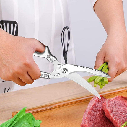 Stainless Steel Kitchen Scissors Multipurpose Ultra Sharp Utility Shears Tool