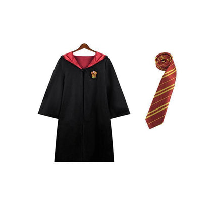 AU Harry Potter Gryffindor Ravenclaw Slytherin Robe Cloak Tie Costume Wand Scarf - Aimall