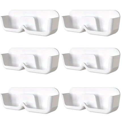 6pcs Eyeglass Organizer Wall Mounted Storage Rack Display Shelf Case Holder