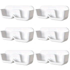 6pcs Eyeglass Organizer Wall Mounted Storage Rack Display Shelf Case Holder