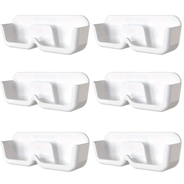 6pcs Eyeglass Organizer Wall Mounted Storage Rack Display Shelf Case Holder
