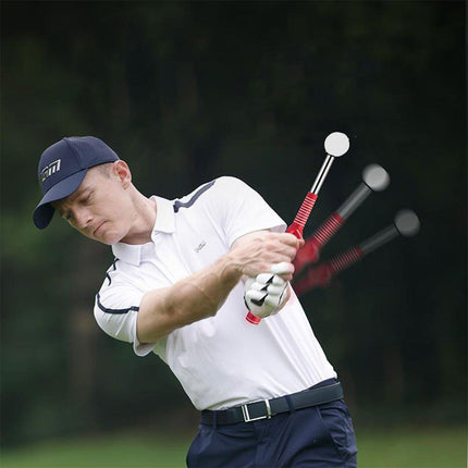 Golf Swing Training Aid Telescopic Impact Sound Stick Exercise Tool for Practice