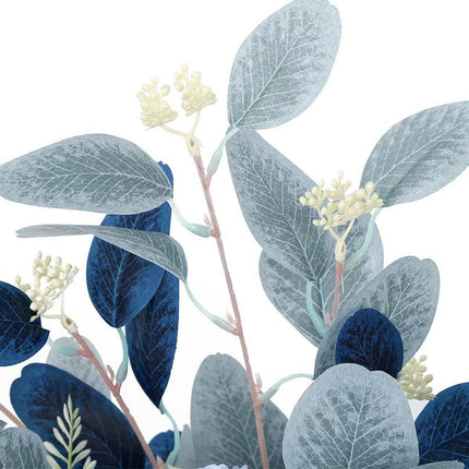 High-End Artificial Eucalyptus Leaves Ball Chrysanthemum Bouquet Home Decor