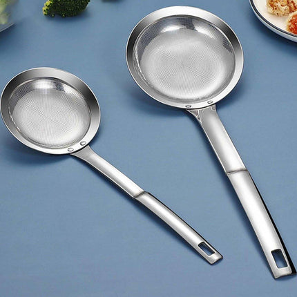 Oil Separator Spoon Mesh Fine Hole Filter Degreasing Residue Cooking Tool