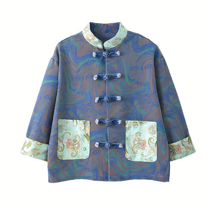 Boy Hanfu New Chinese Style Tang Jacket Traditional Coat Cultural Clothing