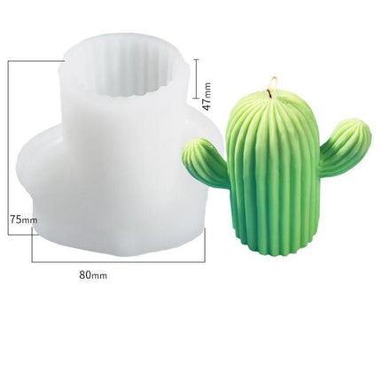 3D Silicone Candle Moulds DIY Soy Soap Aromatherapy Candles Wax Plaster Mold 15+ - Aimall