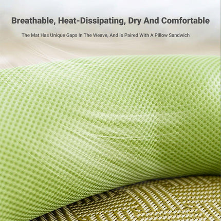Summer Cartoon Fruit Backrest Nest Breathable Pet Mat for Dogs Cats Sleeping Bed