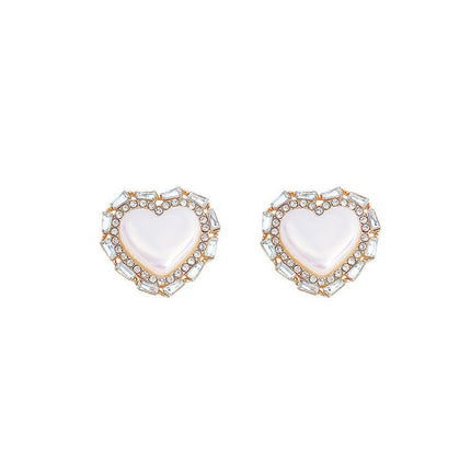 Vintage Faux Pearl Stud Earrings Fashion Jewelry Elegant Retro Earring