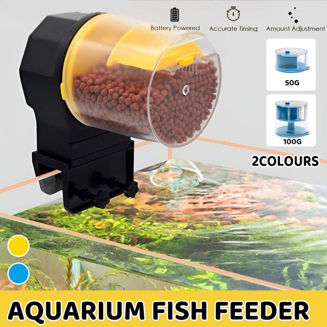 Intelligent Automatic Fish Feeder for Aquarium Large Capacity Timing Feeder