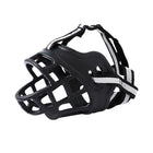 6 Sizes Adjustable Pet Dog No Bite Silicone Basket Muzzle Cage Mouth Mesh Cover - Aimall
