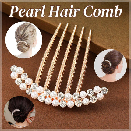 Elegant Rhinestone Hair Comb Girl Hair Accessories Disc Alloy Headwear