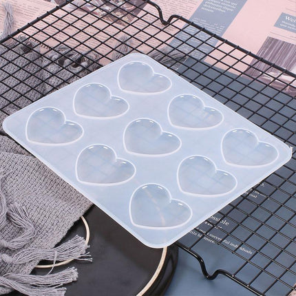Heart Silicone Pendant Mold Necklace Jewelry Resin Mould Casting Craft DIY Tool - Aimall
